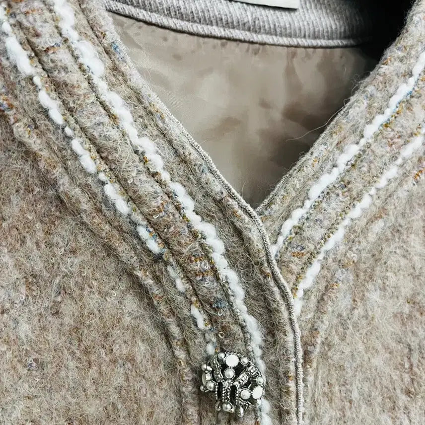 [BUNJANG] Hansem Mine Alpaca Blended Knit Jacket / 한섬마인 알파카 블렌디드 니트자켓