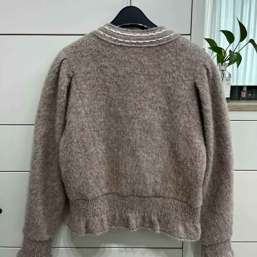 [BUNJANG] Hansem Mine Alpaca Blended Knit Jacket / 한섬마인 알파카 블렌디드 니트자켓