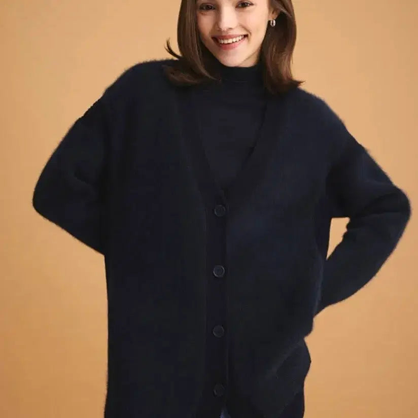 [BUNJANG] O'Lilly Lirio Fox Knit Coat / 오일릴리 릴리오 폭스 니트코트 새제품