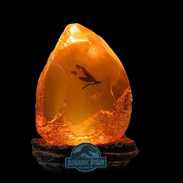 [BUNJANG] Jurassic Park Amber Mosquito Table Lamp / 쥬라기 공원 램프 모기 호박색 테이블 램프 상품 장식 LED 선물