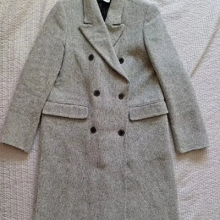 [BUNJANG] Deuel Gray Wool Coat / 듀엘 회색 모직코트 66