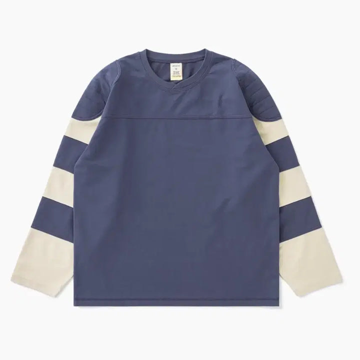 [BUNJANG] Kakis Quarterback Navy Long Sleeve Jersey / 카키스 쿼터백 저지 롱슬리브 m size