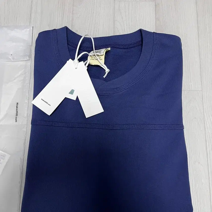 [BUNJANG] Kakis Quarterback Navy Long Sleeve Jersey / 카키스 쿼터백 저지 롱슬리브 m size