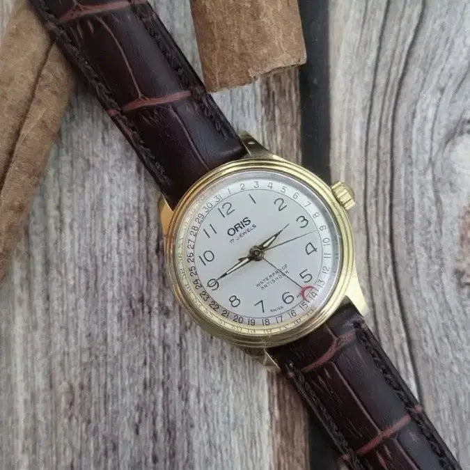 [BUNJANG] Vintage Oris Pointer Date Big Crown Manual Watch / 정품 빈티지 오리스 포인터 데이트 빅크라운 수동 시계