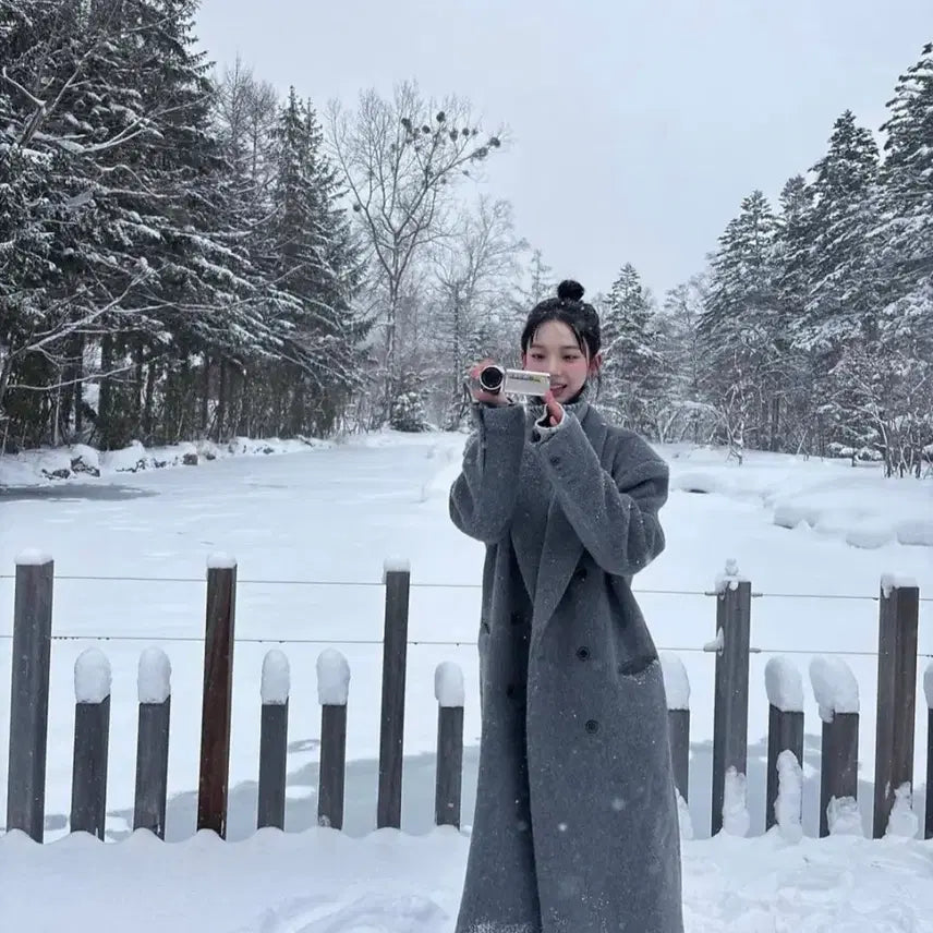 [BUNJANG] TheOyu Karina Oversized Long Coat / 더오유 카리나 코트 oversize long coat