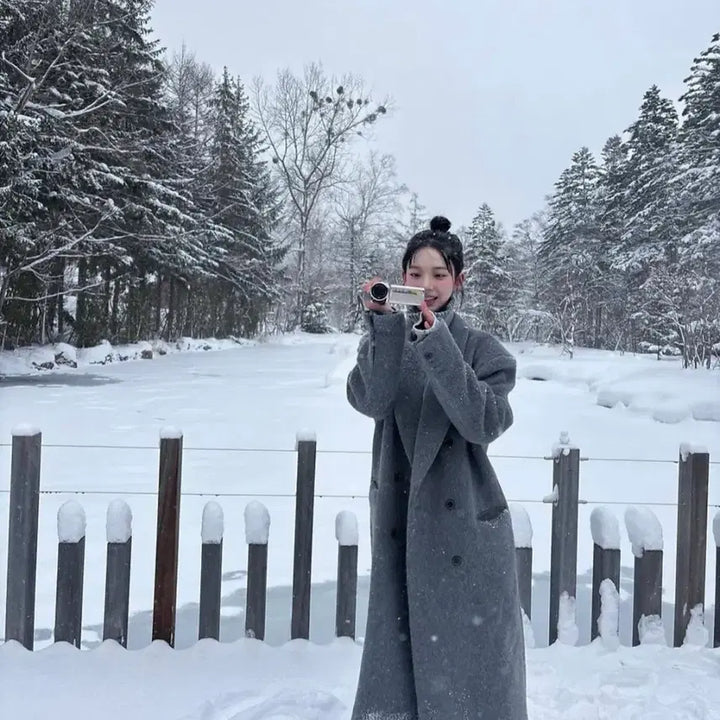 [BUNJANG] TheOyu Karina Oversized Long Coat / 더오유 카리나 코트 oversize long coat