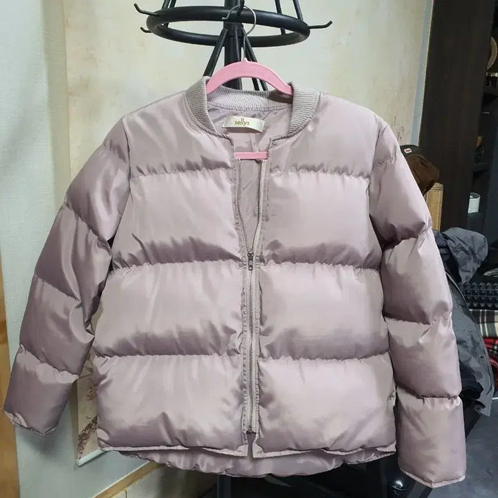 [BUNJANG] Selly's Short Padding Jacket / Selly's 숏패딩   핑크 FREE  웰론  택배비포함가
