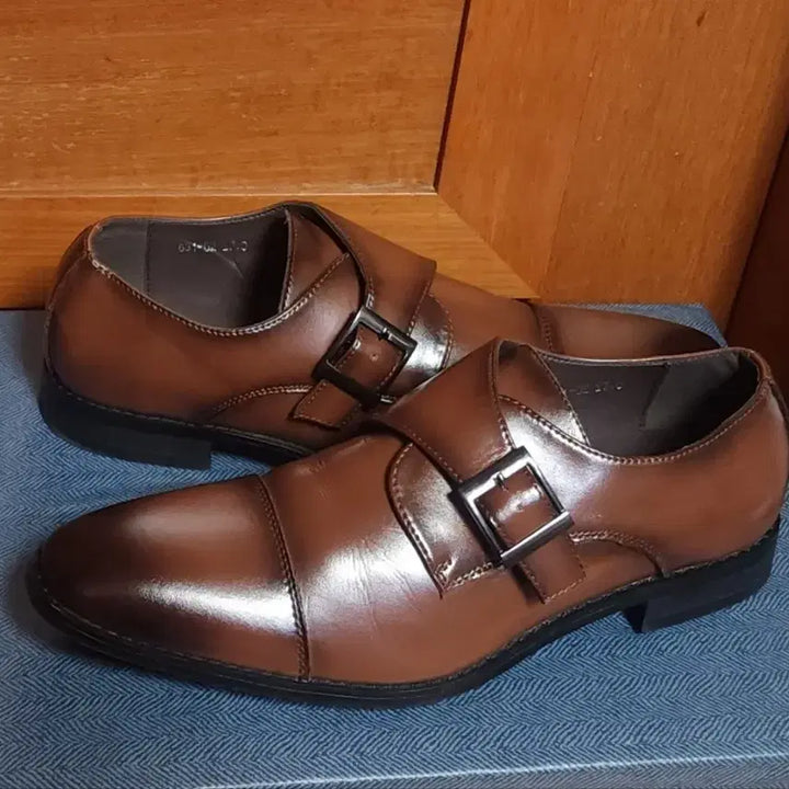 [BUNJANG] Natural Cowhide Leather Loafers 270 / 새상품 천연 가죽 구두 로퍼 270 소가죽 운동화