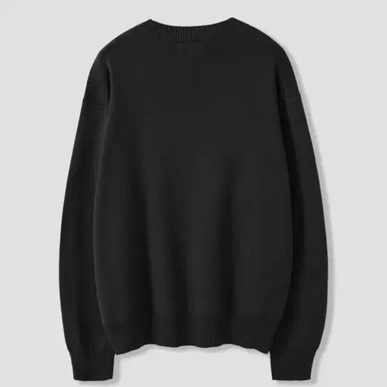 [BUNJANG] Leare V-Neck Knit (Black, L) / 르아르 브이넥 니트