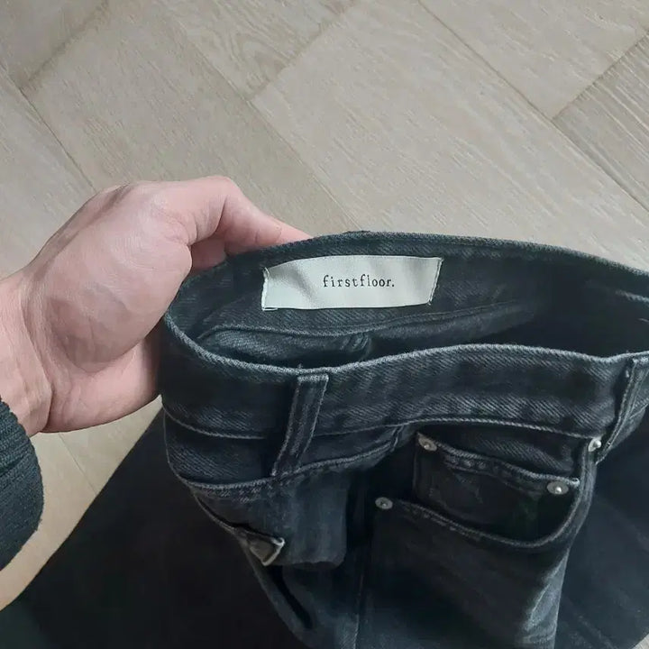 [BUNJANG] First Floor Black Jeans Size 46 / 퍼스트 플로어 블랙진 46사이즈