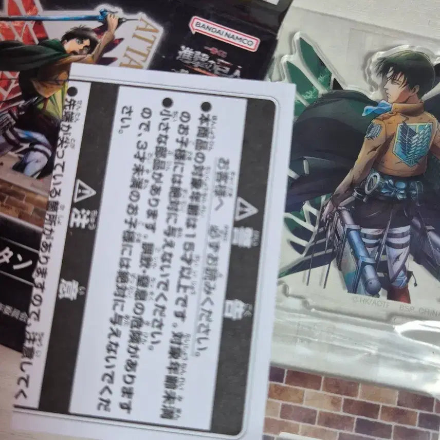 [BUNJANG] Attack on Titan Levi Acrylic Stand / 진격거 리바이 아크릴 F상