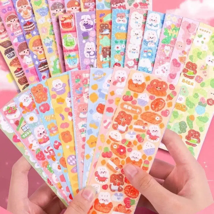 [BUNJANG] Assorted Sticker Set / 180장) 씰스티커 다꾸스티커 다이어리꾸미기 스티커