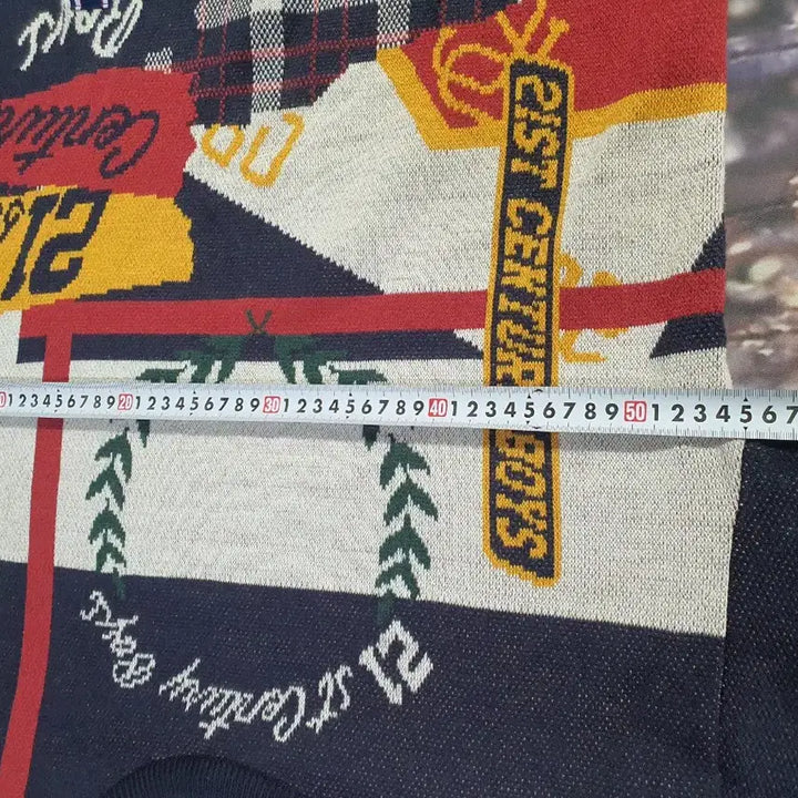 [BUNJANG] RMT CRW Pattern Sweater S / RMT CRW 패턴 스웨터 S  A급  택배비포함가