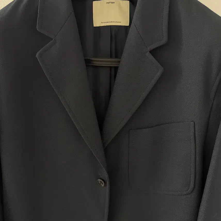 [BUNJANG] Pottery Dark Navy Sport Set / 포터리 울스포츠 셋업 다크네이비