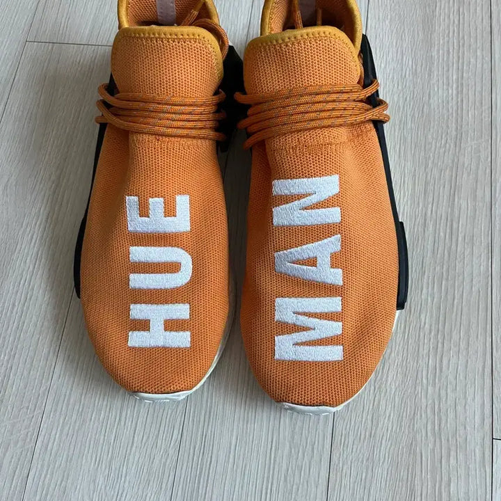 [BUNJANG] Adidas Pharrell Williams Humanrace NMD Orange Sneakers / 아디다스팔렐 윌리엄스 휴먼레이스 오