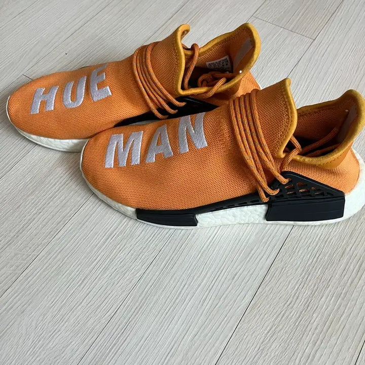 [BUNJANG] Adidas Pharrell Williams Humanrace NMD Orange Sneakers / 아디다스팔렐 윌리엄스 휴먼레이스 오