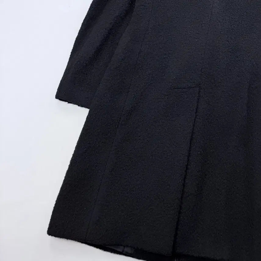 [BUNJANG] Dolce & Gabbana Wool Mohair Three-Button Black Long Coat / 돌체앤가바나 울 모헤어 쓰리버튼 블랙 롱 코트