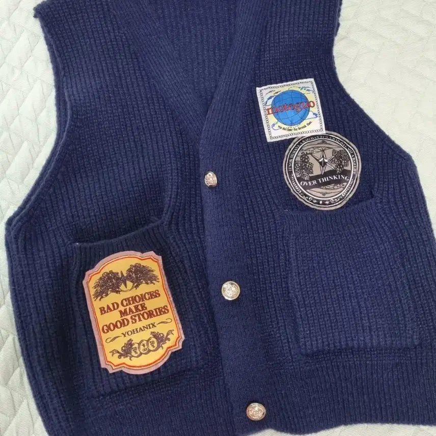 [BUNJANG] Vintage Knit Vest / 빈티지 니트 조끼 베스트 판매