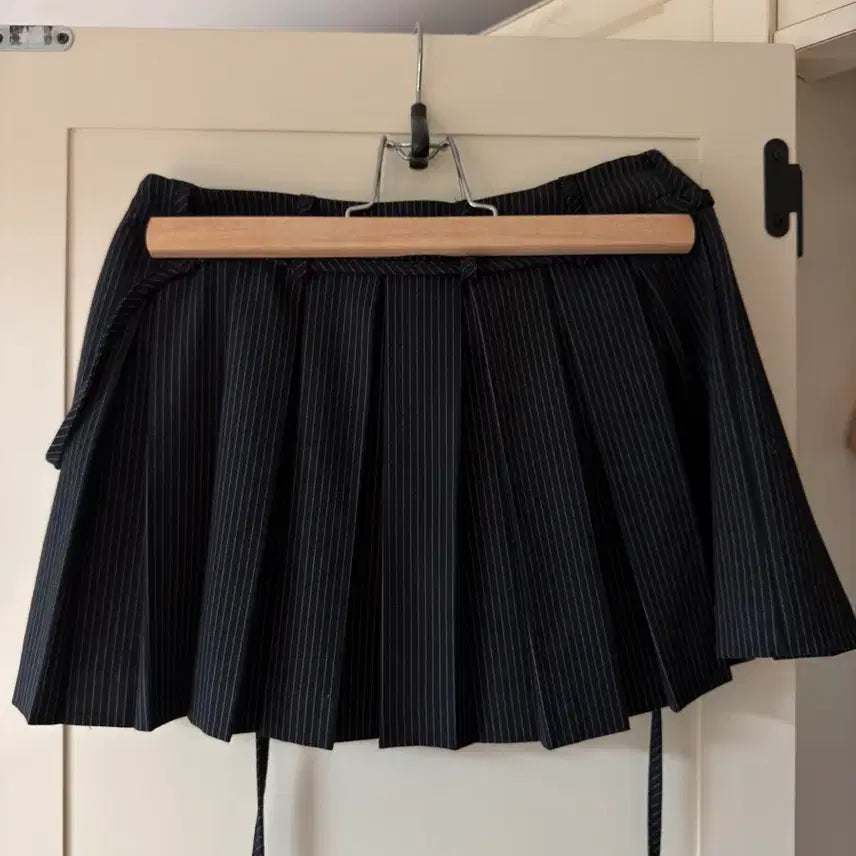 [BUNJANG] 3 Times Stripe Mini Skirt / 쓰리타임즈 스트라이프 스커트