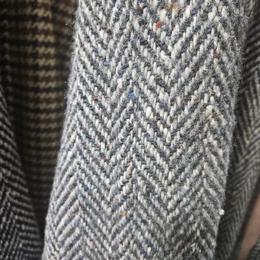 [BUNJANG] Burberry Irish Tweed Herringbone Balmacaan Coat / 버버리 아이리쉬 트위드 헤링본 발마칸 코트 105~110(착샷추가)