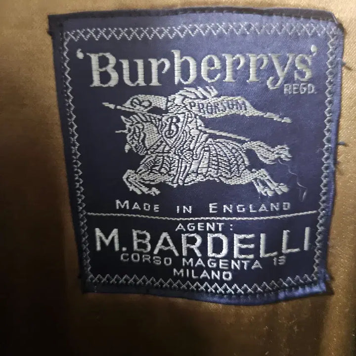 [BUNJANG] Burberry Irish Tweed Herringbone Balmacaan Coat / 버버리 아이리쉬 트위드 헤링본 발마칸 코트 105~110(착샷추가)