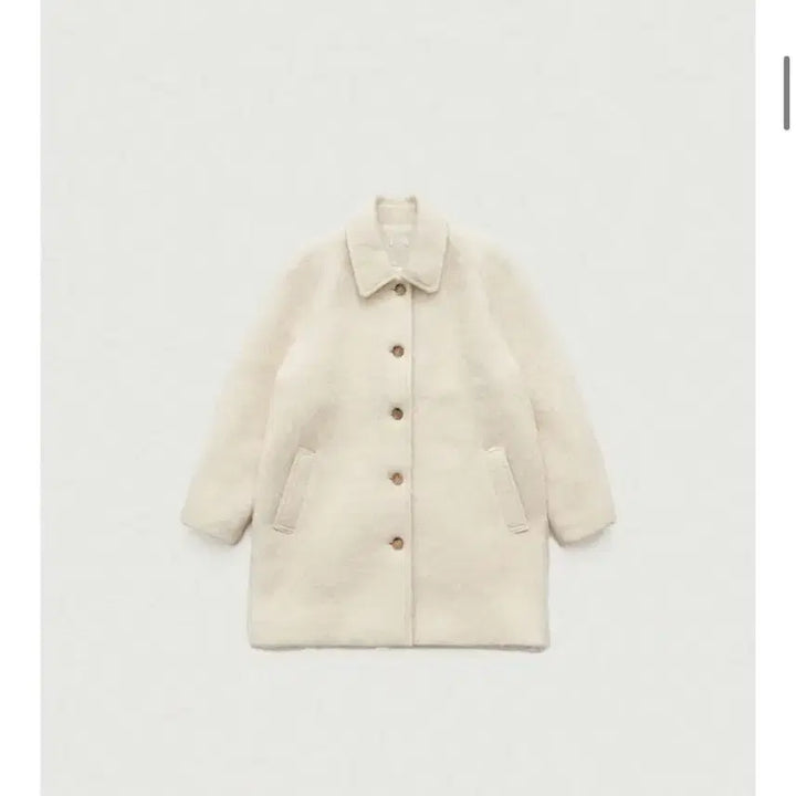 [BUNJANG] The Barnet Snow White Balmacaan Coat / 더바넷 스노우 화이트 발마칸 코트
