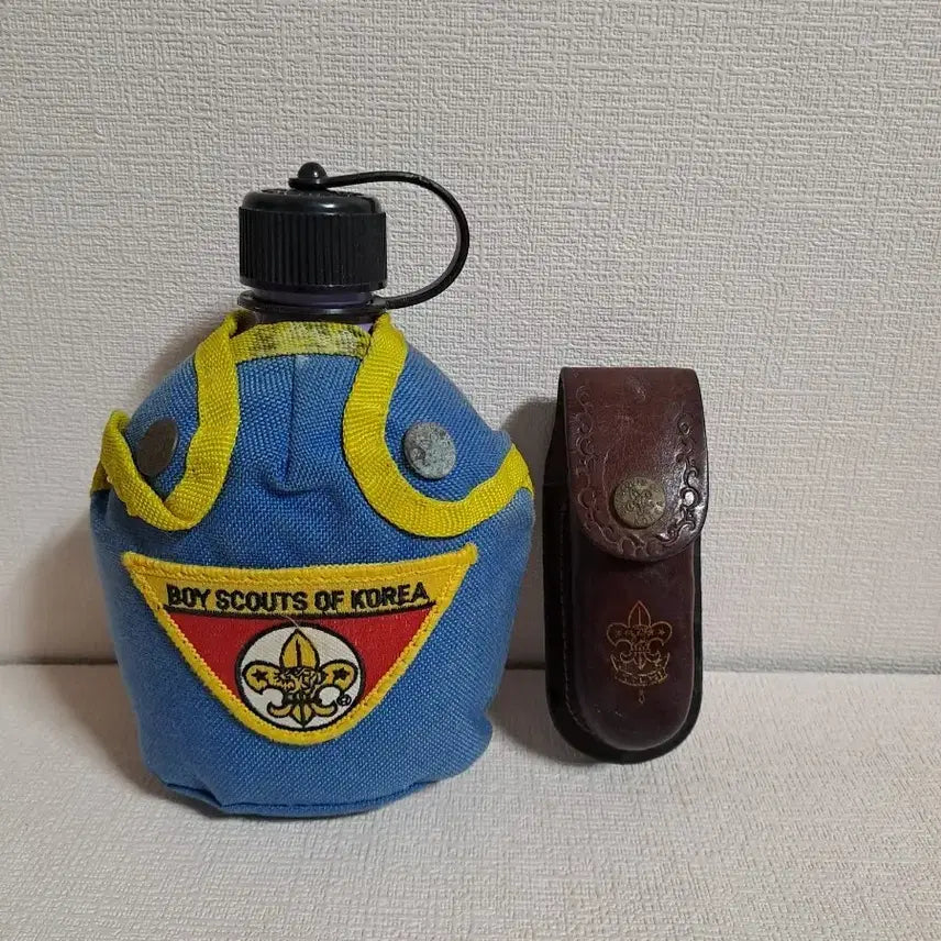 [SOLD OUT] 레트로 [ 보이스카웃 ] 수통&amp;가죽케이스 / 근대사