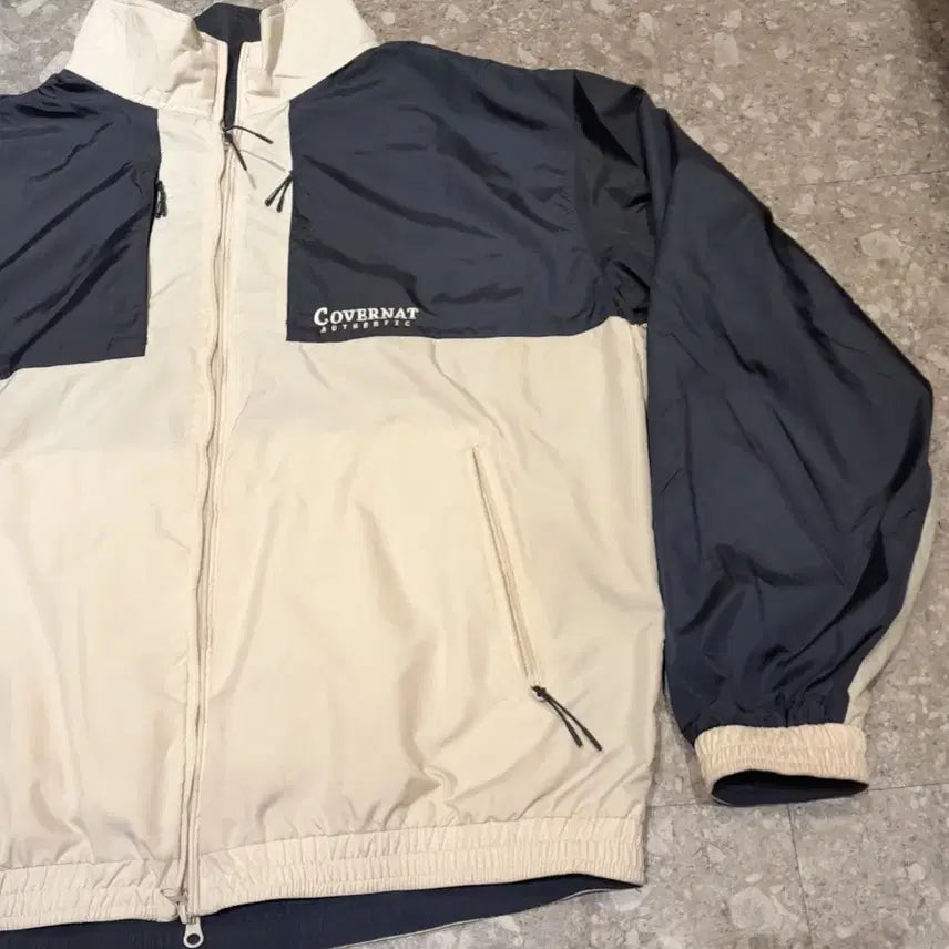 [BUNJANG] Covernat Reversible Training Windbreaker Jacket Navy / 커버낫 리버서블 트레이닝 바람막이 자켓 (네이비)