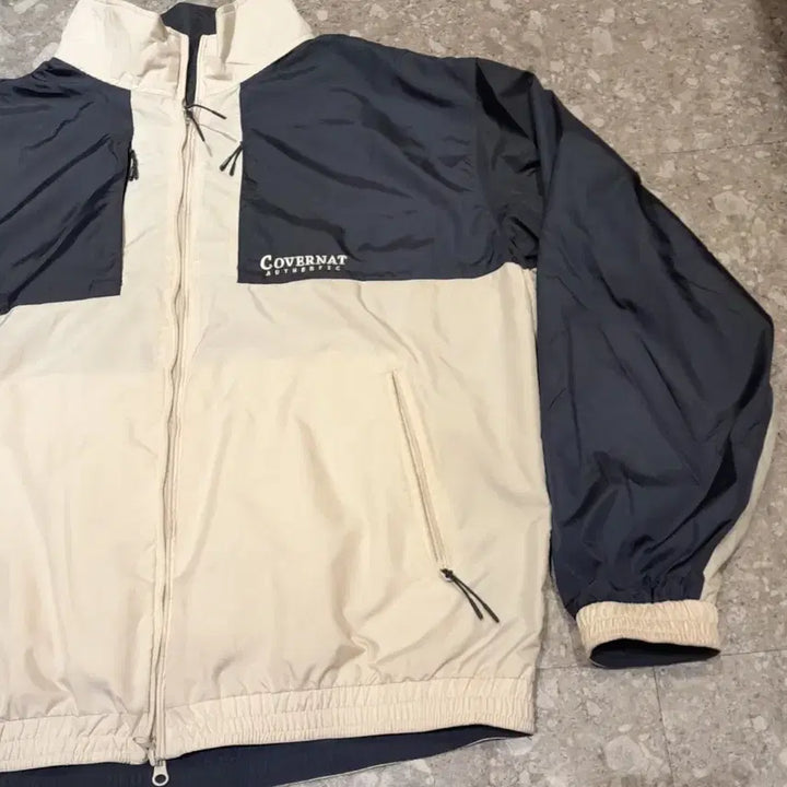 [BUNJANG] Covernat Reversible Training Windbreaker Jacket Navy / 커버낫 리버서블 트레이닝 바람막이 자켓 (네이비)