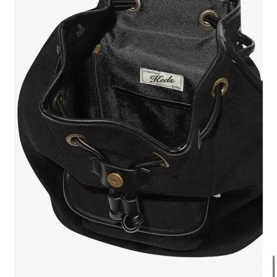 [BUNJANG] Keds Black Suede Backpack / 새상품) 케즈 블랙 스웨이드 백팩 가방