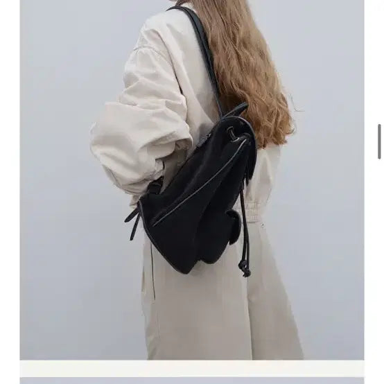 [BUNJANG] Keds Black Suede Backpack / 새상품) 케즈 블랙 스웨이드 백팩 가방