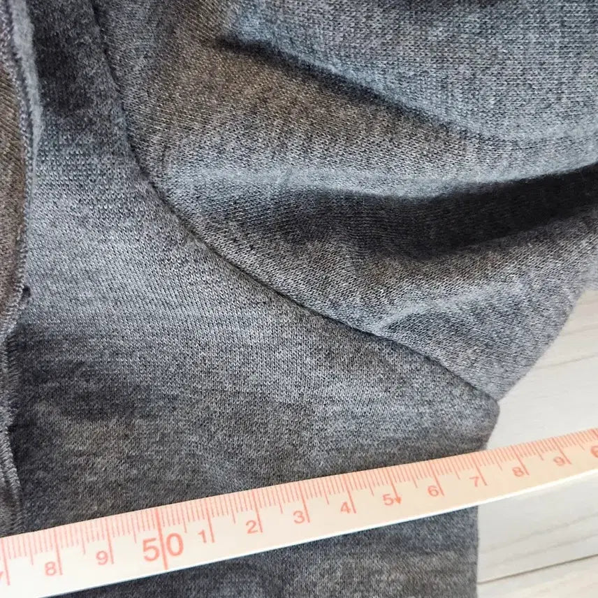 [BUNJANG] Long Fleece Dress with Big Frill Collar / 새상품 빅프릴 카라 롱 기모원피스 차콜