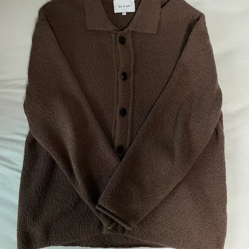 [BUNJANG] Artifcts Boucle Knit Cardigan - Brown / (M)아트이프액츠 부클니트가디건 브라운