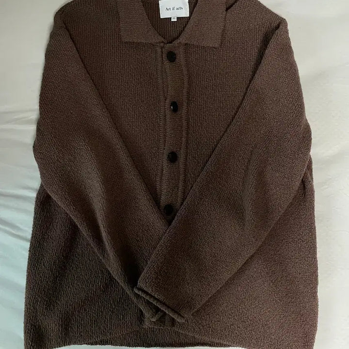 [BUNJANG] Artifcts Boucle Knit Cardigan - Brown / (M)아트이프액츠 부클니트가디건 브라운