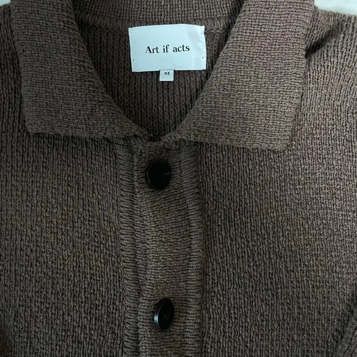 [BUNJANG] Artifcts Boucle Knit Cardigan - Brown / (M)아트이프액츠 부클니트가디건 브라운