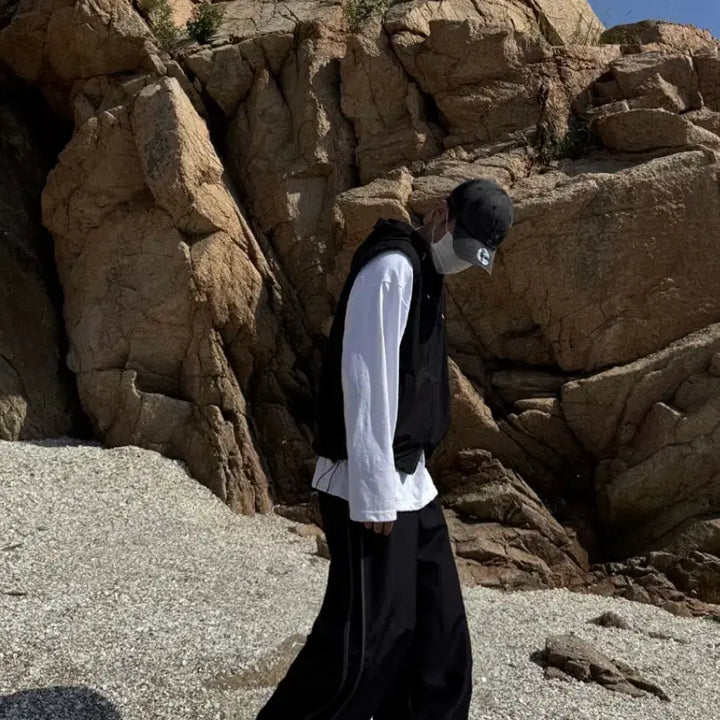 [BUNJANG] CAP Two-Way Hoodie Zip-up / 캡후드 투웨이 후드집업