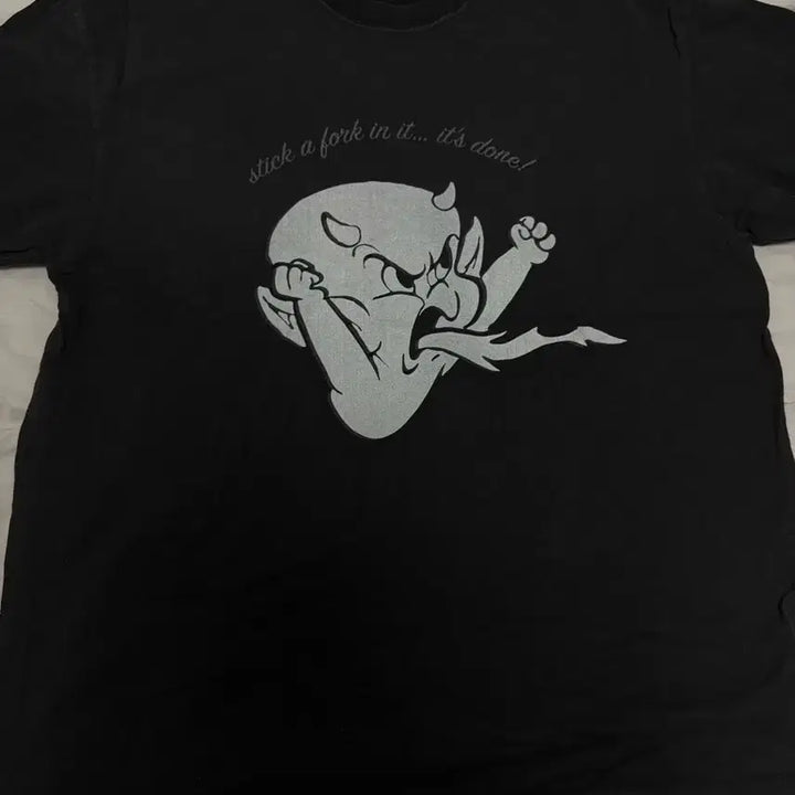 [BUNJANG] POLITEUR Hot Stuff Hard Washed Tee Angry Washed Black / [3] 폴리테루 핫스터프 하드 워시드 티 앵그리 워시드 블랙