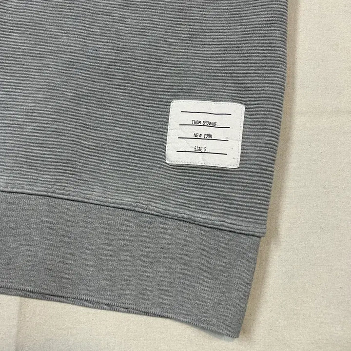 [BUNJANG] Thom Browne Ottoman 4-Bar Saddle Sleeve Polo Shirt / 5) 톰브라운 오토맨 4-바 새들 슬리브 폴로 셔츠