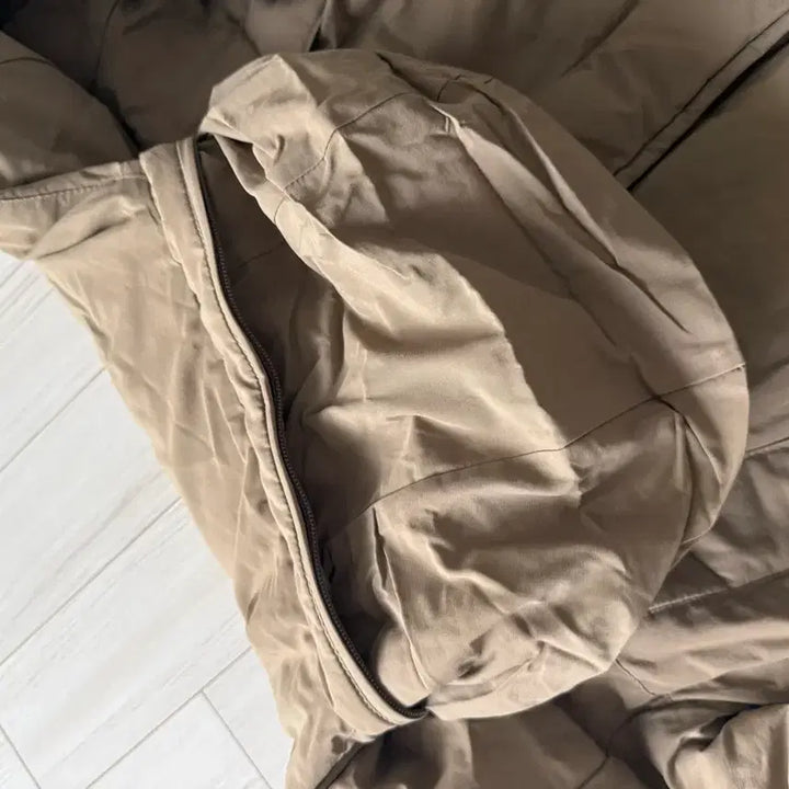 [BUNJANG] Giordano Padded Jacket Beige / 지오다노 패딩 카키