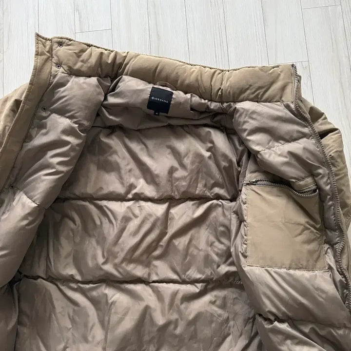 [BUNJANG] Giordano Padded Jacket Beige / 지오다노 패딩 카키