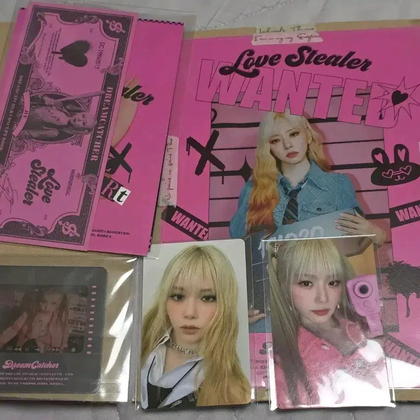 [BUNJANG] Dreamcatcher JiU Love Catcher Set / 드림캐쳐 지유 컨셉북 러브캐쳐 러브스틸러 세트
