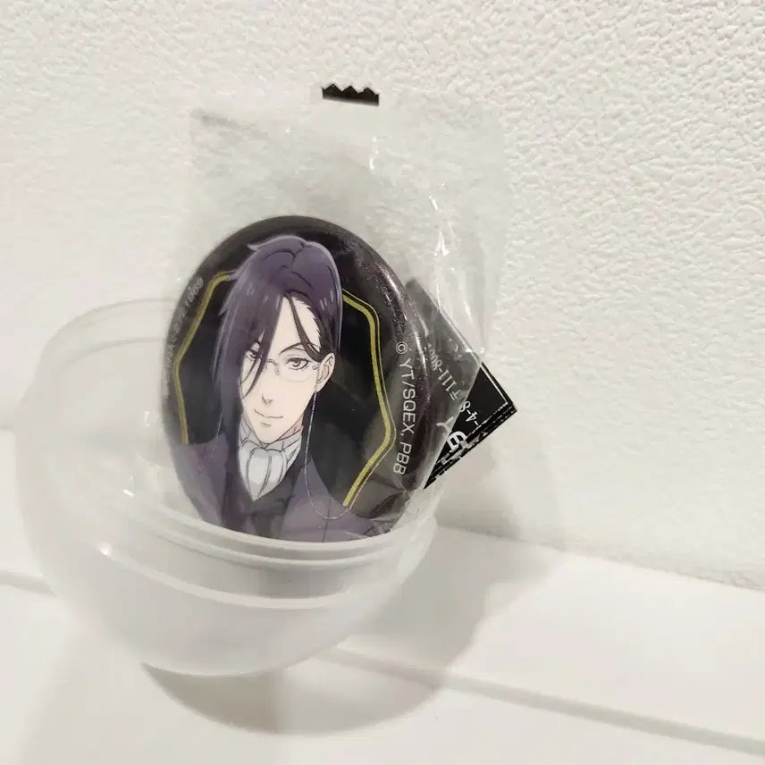 [BUNJANG] Black Butler Sebastian Can Badge / 흑집사 세바스찬 뱃지 (가챠 상품) 캔뱃지 쿠지