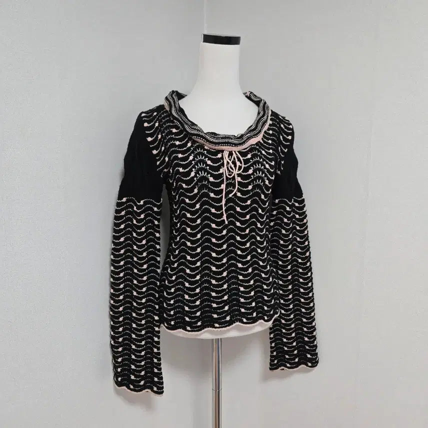 [BUNJANG] Roccobarocco Vintage Knit Sweater / roccobarocco jeans 빈티지 니트 / 여성 니트/ 여자 니트