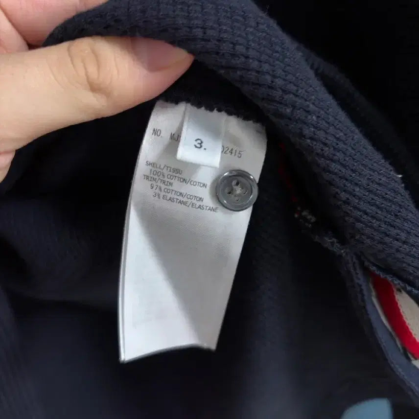 [BUNJANG] Thom Browne Waffle Turtleneck Knit Navy / [ 새상품급 / 3size ] 톰브라운 와플 터틀넥 목폴라 니트 네이비