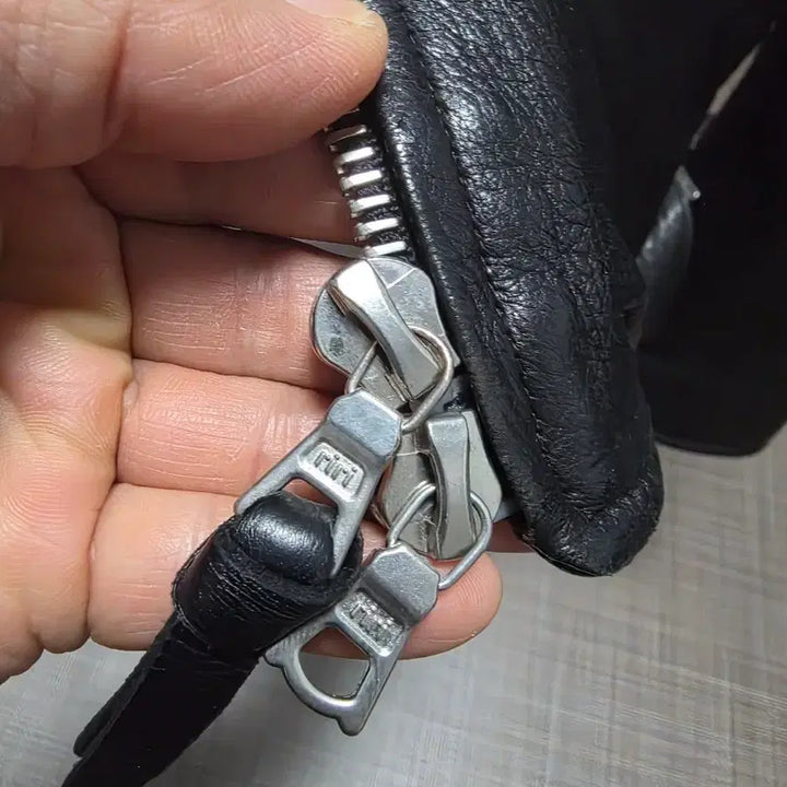 [BUNJANG] D-Aft Blackist Leather Jacket (Size S) / 디아프바인 블랙히스트 양가죽 S사이즈