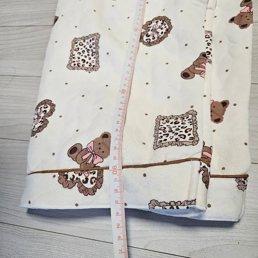 [BUNJANG] Pajama Set / 곰돌이/하트 긴팔 누빔파자마 세트