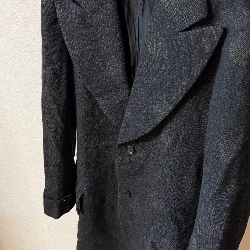 [BUNJANG] Yohji Yamamoto Noir Jacquard Coat / 요지야마모토 noir 자카드 코트