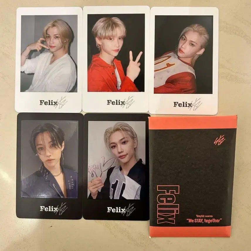 Straykids 스키즈 일본전시회 MD 필릭스 미개봉 포카세트