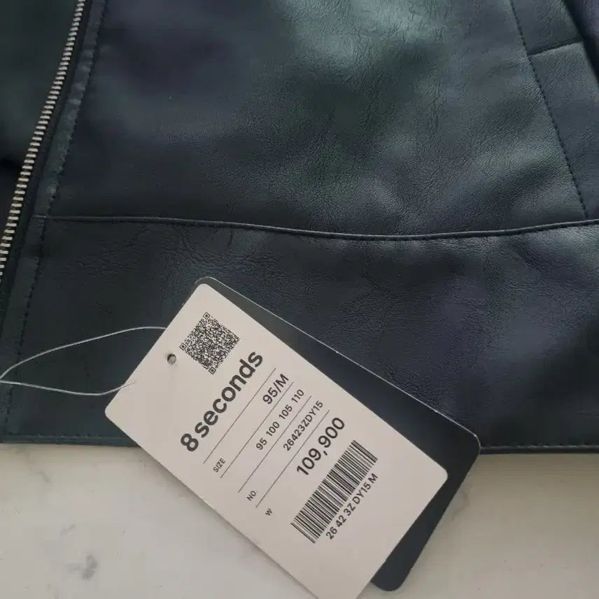 [BUNJANG] 8 Seconds Leather Jacket (Size 95/M) / 8 seconds 가죽 자켓 95/M 새제품