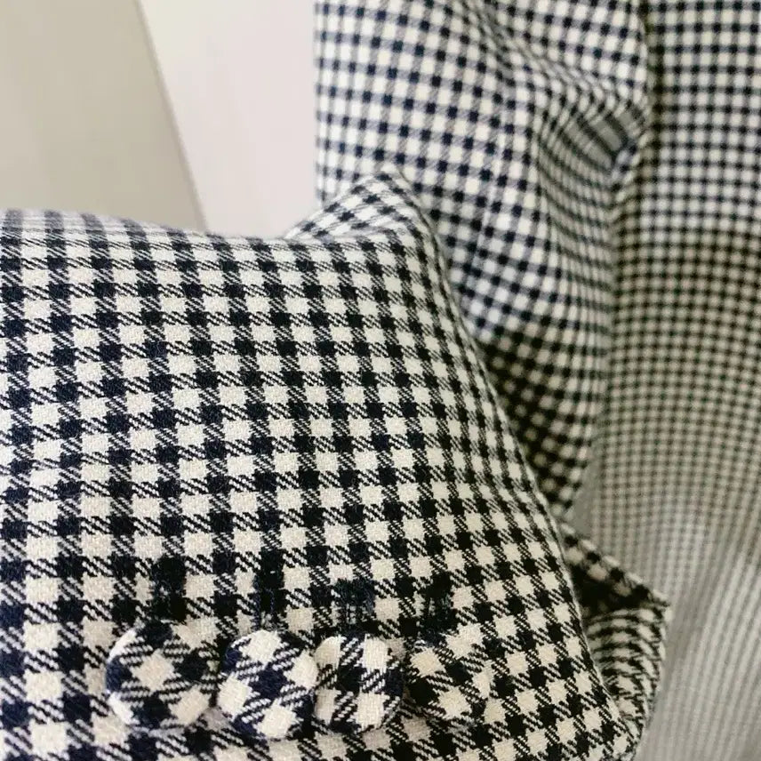 [BUNJANG] ZARA Houndstooth Oversized Blazer Jacket / 자라 오버핏 하운드 체크 블레이저 자켓 미착용